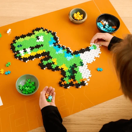 Plus-Plus Number Puzzles, 250 pieces, T-Rex
