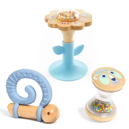 Set of 3 baby toys, Djeco
