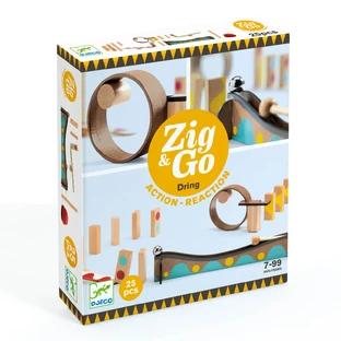 Zig & amp;Go Djeco, bouwpakket, 25 stuks