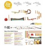 Zig & amp;Go Djeco, bouwpakket, 25 stuks