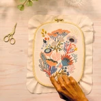 Kreativ-Workshop 58 für Erwachsene Perlenstickerei, Djeco
