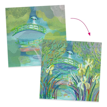 Atelier créatif Le lac aux nénuphars inspiré de Monet, Djeco
