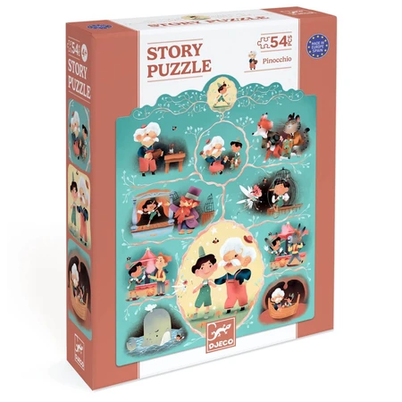 Story puzzle Pinocchio, Djeco