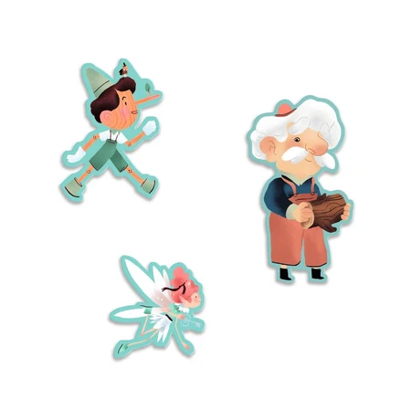 Story puzzle Pinocchio, Djeco