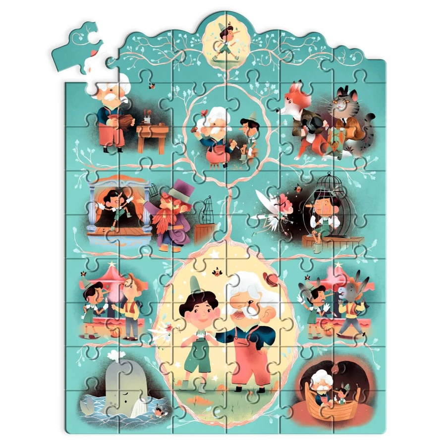 Story puzzle Pinocchio, Djeco