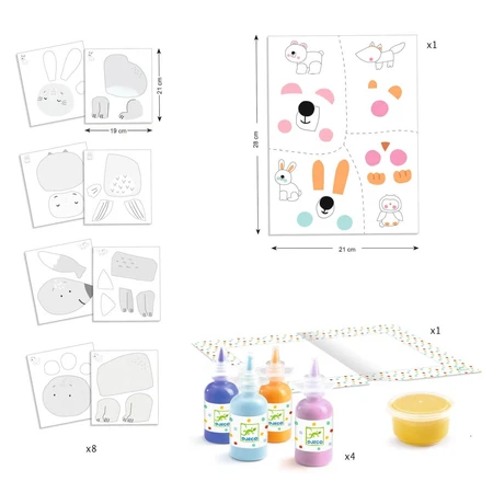 Jeu de peinture créative pour les tout-petits Exploration par la couleur, Djeco