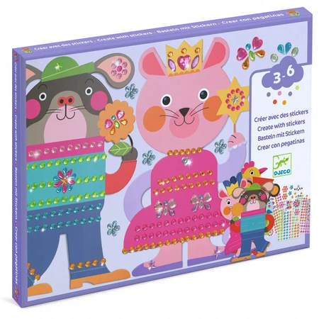 Juego de decoración creativa con strass, Djeco