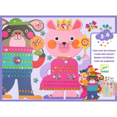 Juego de decoración creativa con strass, Djeco