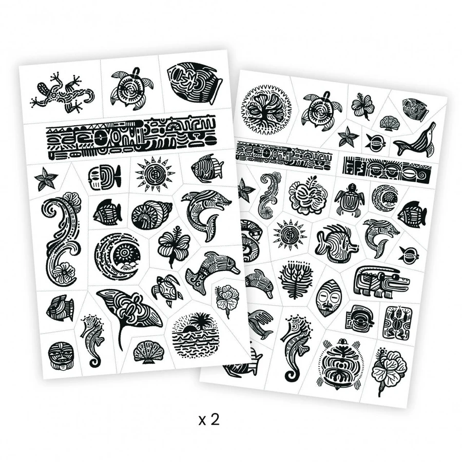 Tatuajes Modelos polinesios, Djeco