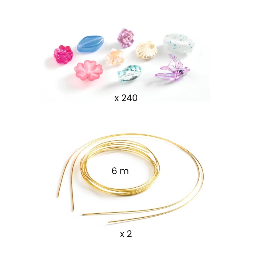 Juego de tiaras de princesa creativa, Djeco