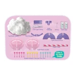 Set creativo - DIY lámpara nube esponjosa - KidzMaker