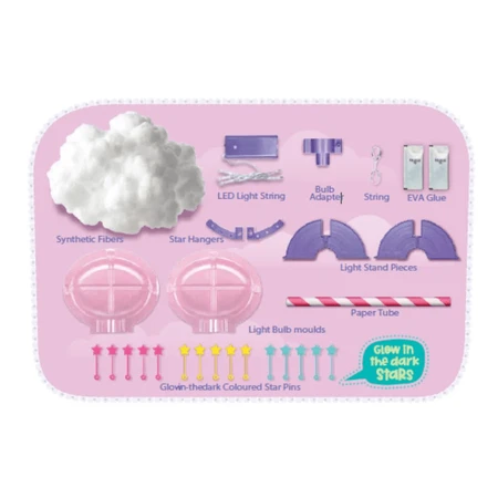 Set creativo - DIY lámpara nube esponjosa - KidzMaker