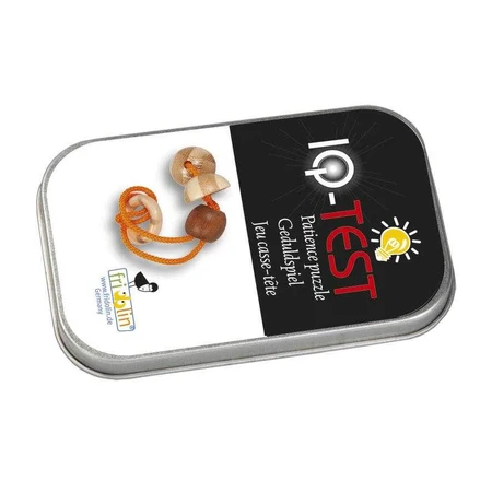 Juego de lógica Anillo de liberación IQ en caja metálica-3