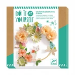 Juego de bricolaje creativo Corona de flores Dalia, Djeco