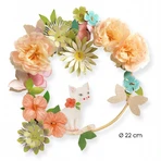 Juego de bricolaje creativo Corona de flores Dalia, Djeco
