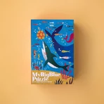 Puzzle Londji, Ballena azul en el océano