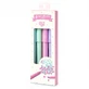Set de 4 bolígrafos con goma de colores pastel, Djeco