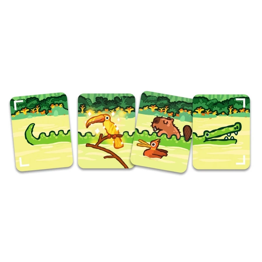 Strategie- und Glücksspiel Safari Croco, Djeco