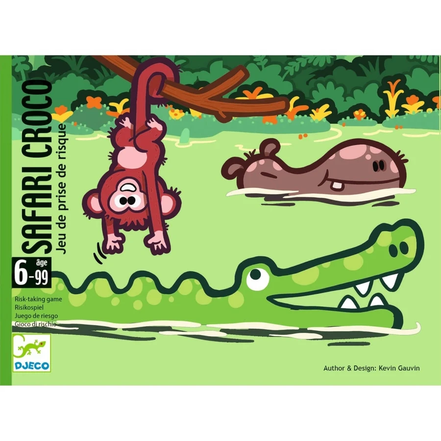 Strategie- und Glücksspiel Safari Croco, Djeco