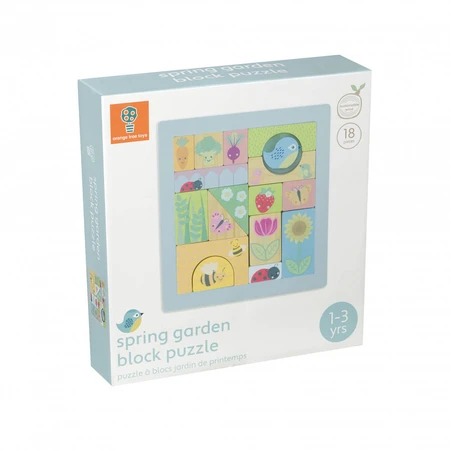 Spring garden building blocks, Orange Tree Toys