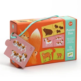 Moeder-kind bijpassende duo puzzel, Djeco