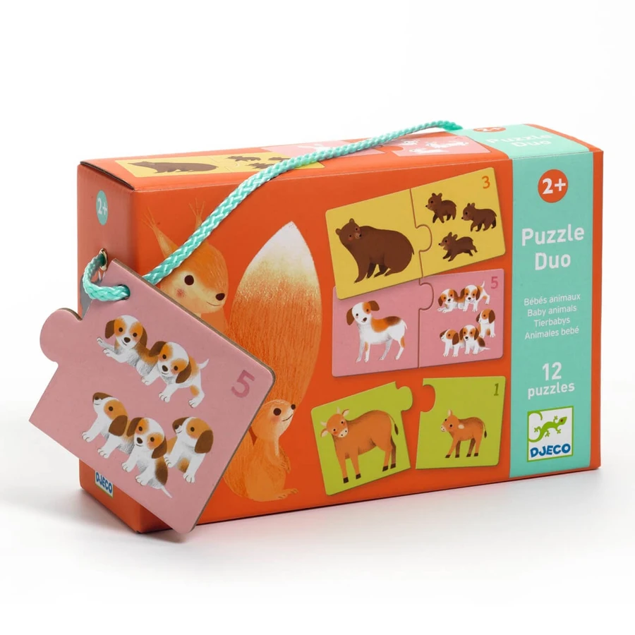 Moeder-kind bijpassende duo puzzel, Djeco