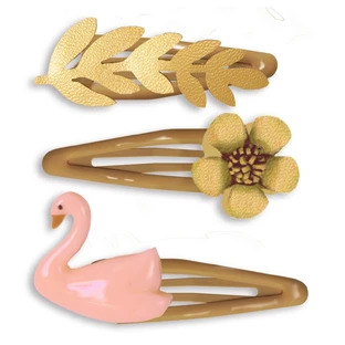 Colección Plume - 3 pinzas para el pelo Carmen, Djeco