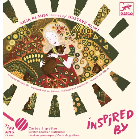 Inspirado en Gustave Klimt, razuit Zeite aurite, Djeco