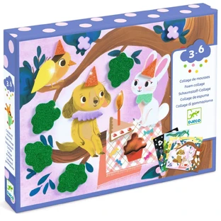 Creatief spel Collage met foamstickers, Djeco