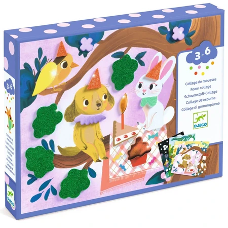 Creatief spel Collage met foamstickers, Djeco