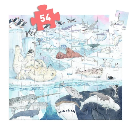 Puzzle Polar Blandete, Djeco