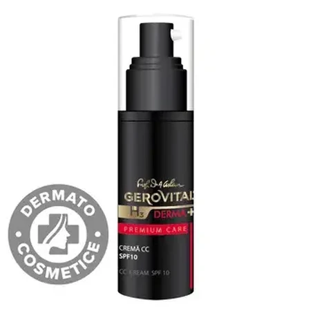 Gerovital H3 Derma+ Premium Care CC-crème SPF 10, 30 ml, Farmec