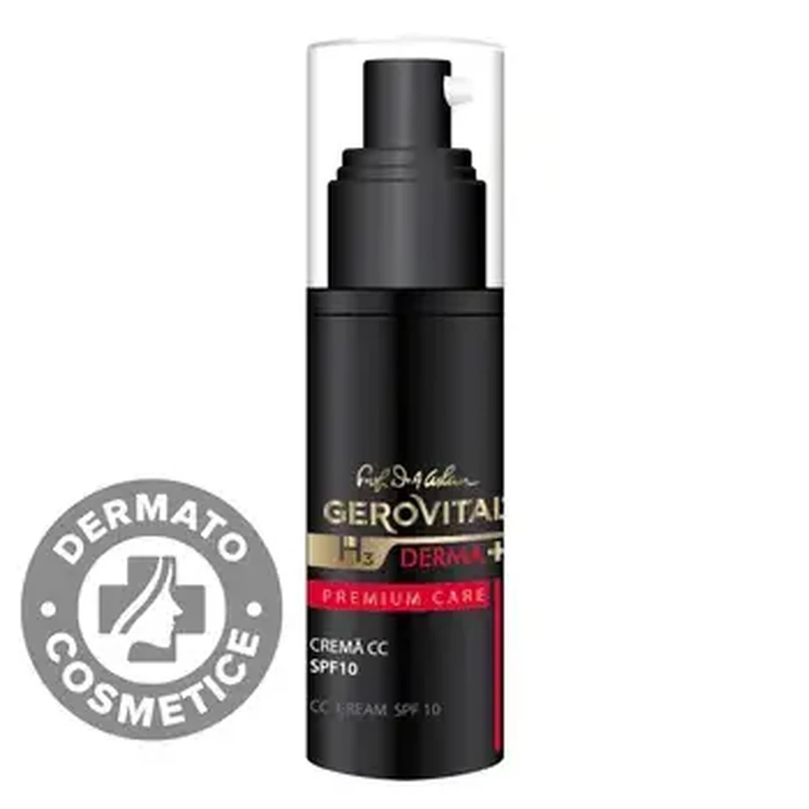 Gerovital H3 Derma+ Premium Care CC-crème SPF 10, 30 ml, Farmec