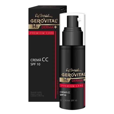 Gerovital H3 Derma+ Premium Care CC-crème SPF 10, 30 ml, Farmec