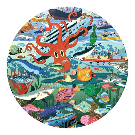 Puzzle d'observation des secrets de la mer, Djeco