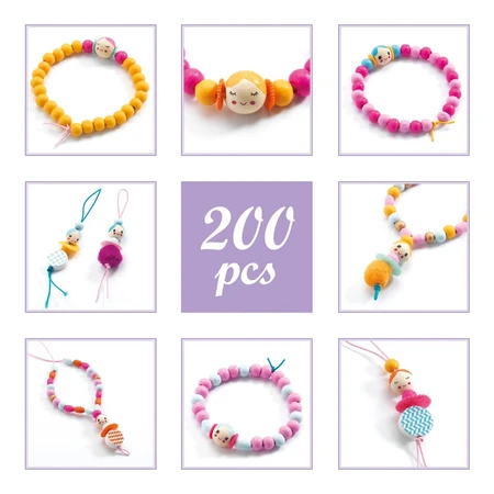 Atelier créatif Perles et figurines, Djeco