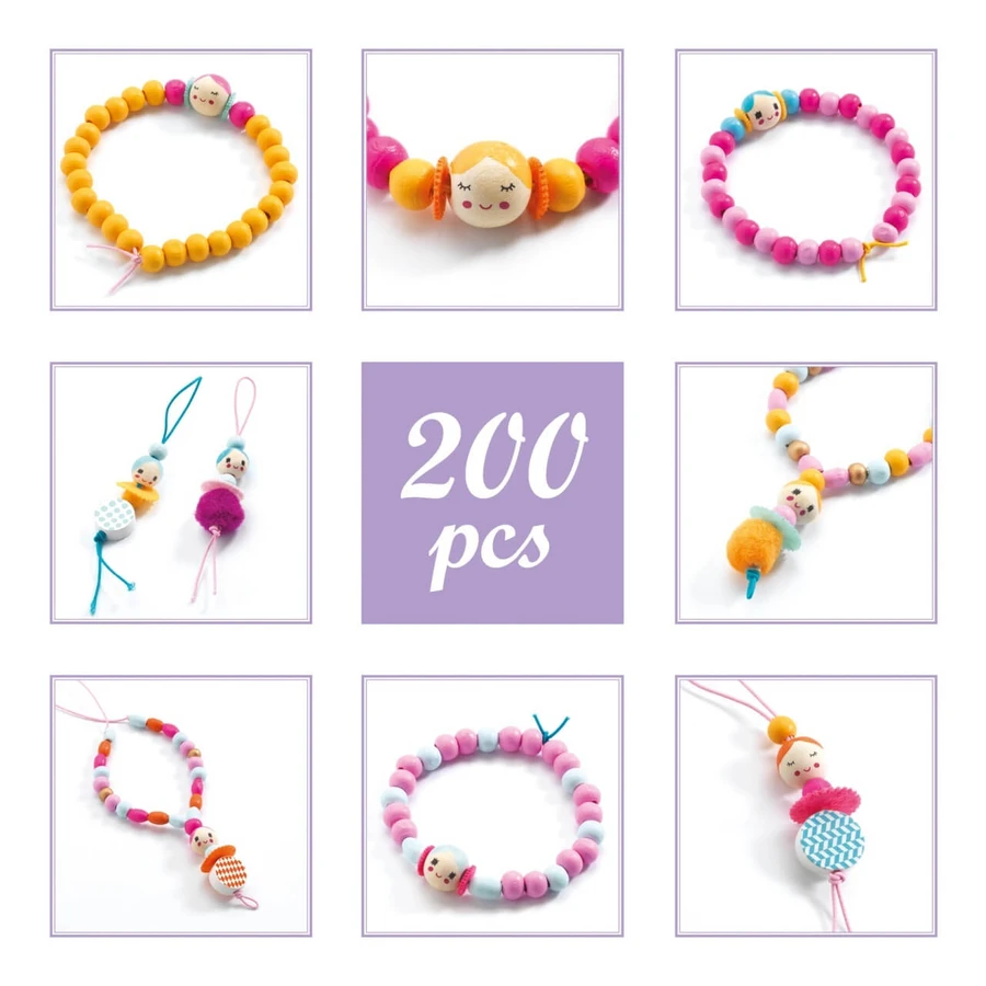 Atelier créatif Perles et figurines, Djeco
