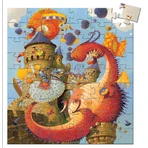 Puzzle Djeco Caballero y Dragón