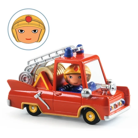 Brandweerwagen Gekke Motoren Collectie, Djeco