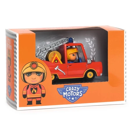 Brandweerwagen Gekke Motoren Collectie, Djeco