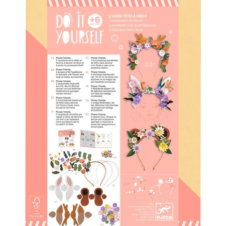 Jeu créatif DIY Flower Coronites, Djeco