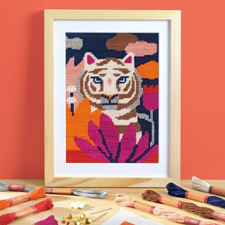 Creative workshop 64 for adults Goblen and embroidery, Djeco