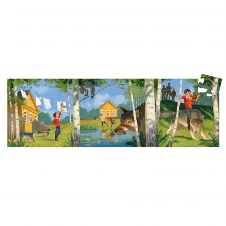 Puzzle Petrica et le loup, Djeco