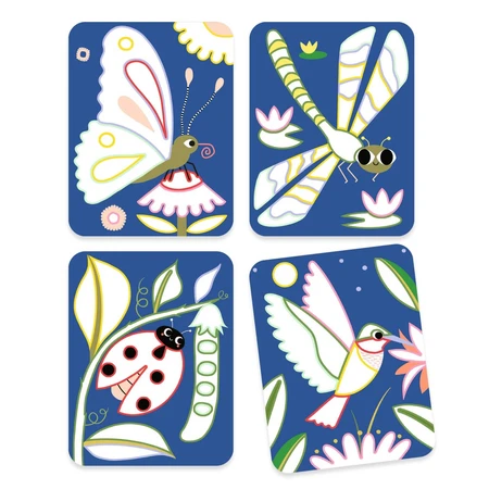 Jeu de peinture créative Papillons et coccinelles, Djeco