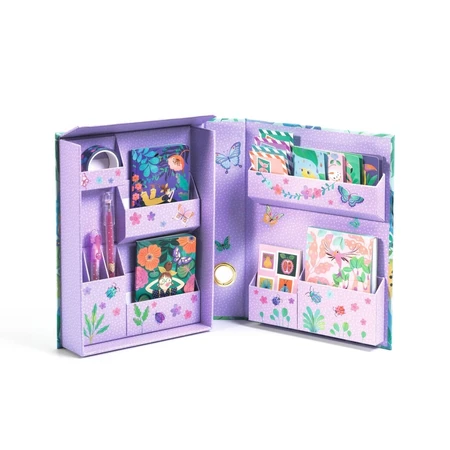 Set de papeterie Marie au design tropical, Djeco