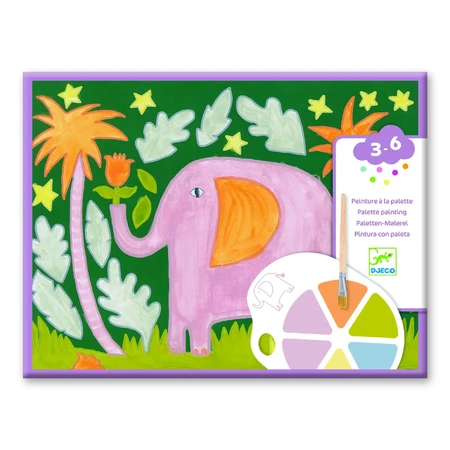 Juego de pintura creativa Wild Animals, Djeco