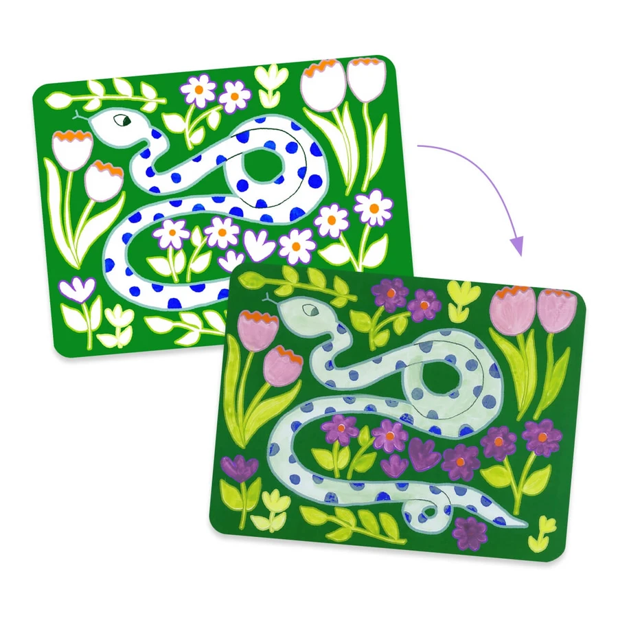 Juego de pintura creativa Wild Animals, Djeco