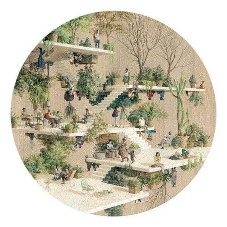 Puzzle circular del mundo Londji