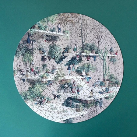Puzzle circular del mundo Londji