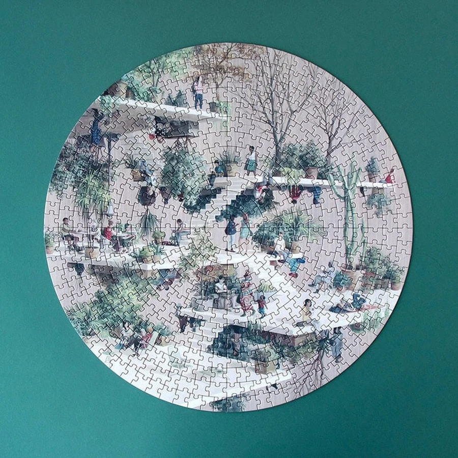 Puzzle circular del mundo Londji